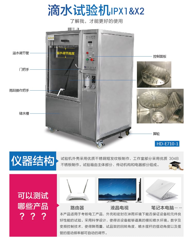 HD-E710-1滴水試驗箱IP12-02